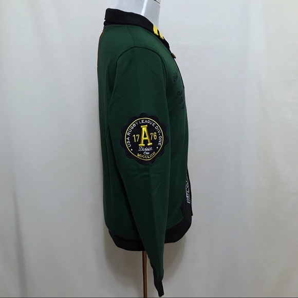 Heritage by America NWT Varsity Cardigan Jacket L - Picture 7 of 12